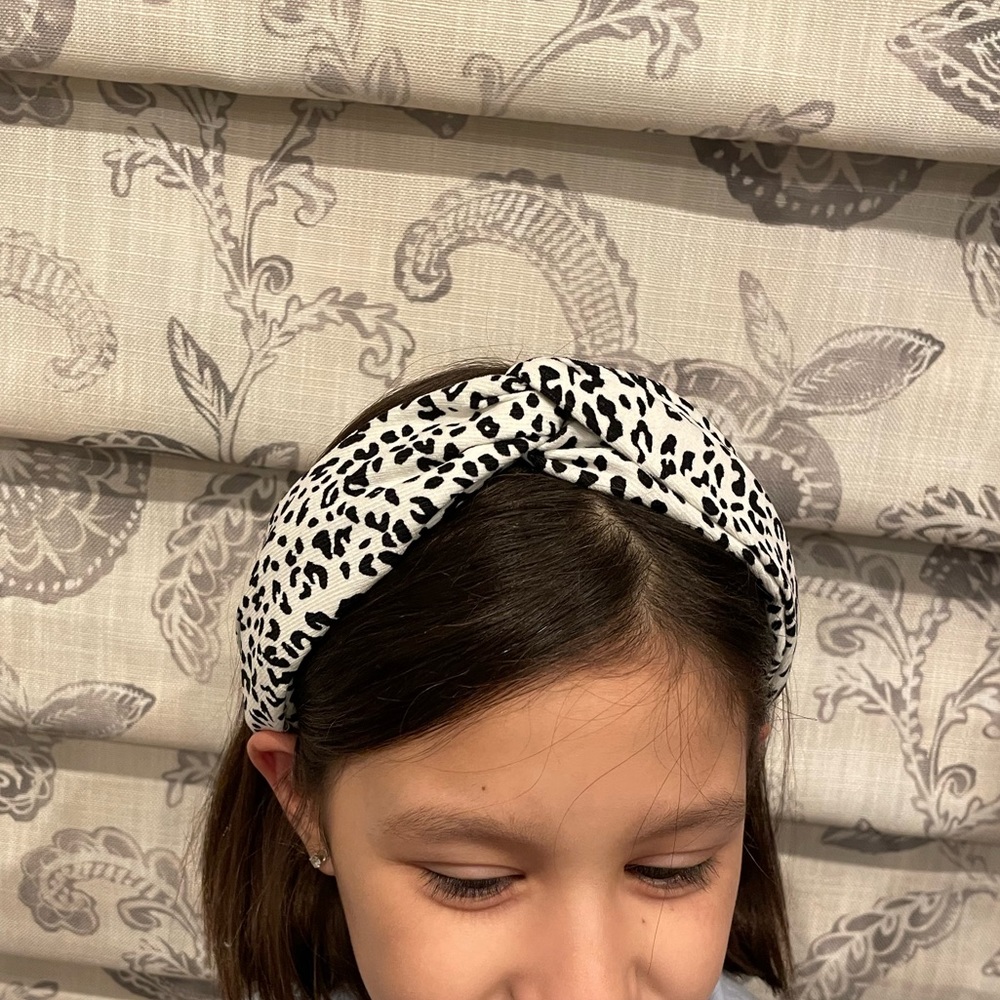 Animal print top knot headband 2 for $10